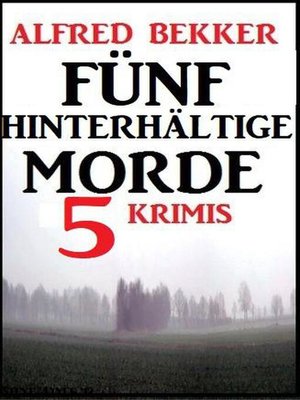 cover image of Fünf hinterhältige Morde
